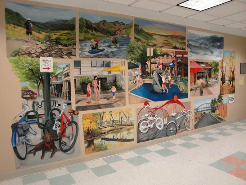 Poudre Valley Hospital mural